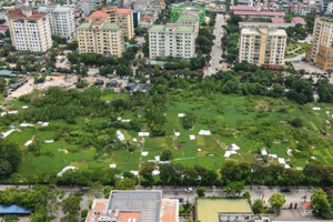 Nhếch nhác dự án gần 2 thập kỷ chưa triển khai bên cạnh trụ sở UBND phường Hoàng Mai