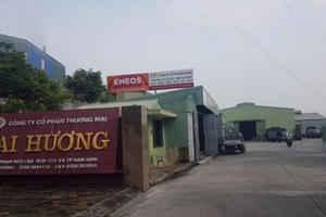 Phát lộ hàng loạt sai phạm về môi trường của Công ty CP Thương mại Mai Hương
