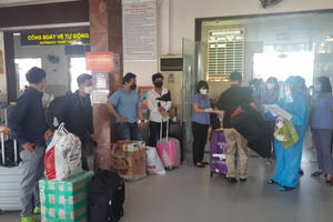 240 công dân hoàn thành cách ly trở về địa phương