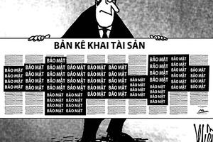 Kê khai tài sản của lãnh đạo được đăng tải công khai