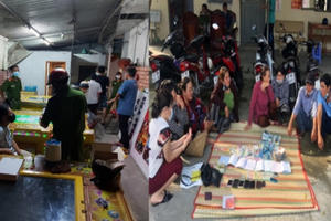 Bất chấp nguy hiểm dịch bệnh Covid -19 nhiều con bạc vẫn tụ tập sát phạt nhau