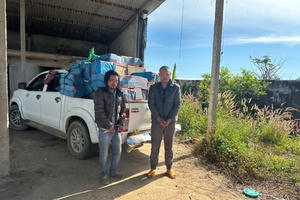 Bắt giữ nhóm đối tượng dùng ô tô bán tải vận chuyển hơn 2 tấn pháo ‎lậu