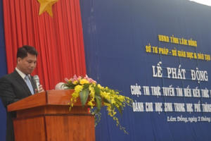 Lâm Đồng: Phát động cuộc thi trực tuyến tìm hiểu kiến thức pháp luật dành cho học sinh THPT