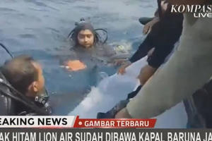 Tìm thấy hộp đen máy bay chở 189 người gặp nạn tại Indonesia