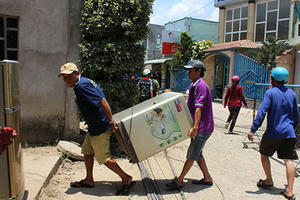 An Giang ban bố tình trạng khẩn cấp vì cả trăm nhà tiếp tục xói lở