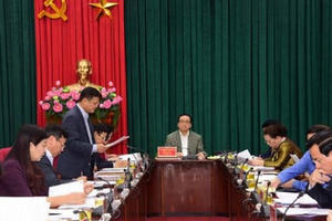 Hà Nội kiểm điểm tập thể, cá nhân về công tác lãnh đạo, chỉ đạo
