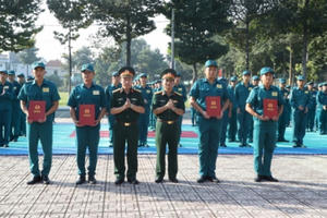 Bình Dương ra mắt Đại đội Dân quân thường trực cấp tỉnh