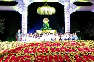 Toàn cảnh lễ Chiêm bái Phật ngọc Hòa bình thế giới tại Hải Phòng