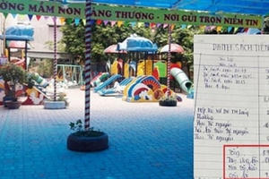 Trường mầm non Láng Thượng trả lại hơn 300 triệu đồng thu sai