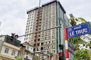 UBND TP Hà Nội đốc thúc xử lý vi phạm công trình 8B Lê Trực