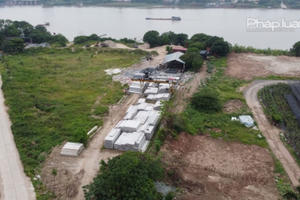 Xã Kim Lan thiếu trách nhiệm để đối tượng dựng xưởng đúc bê tông tại tuyến đường 179