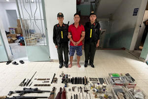 Công an TP HCM triệt xóa đường dây mua bán, tàng trữ vũ khí quân dụng quy mô lớn