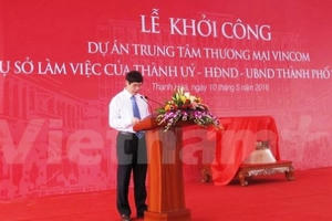 Vingroup khởi công trung tâm thương mại cao 33 tầng ở Thanh Hóa
