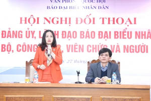 Không ngừng nỗ lực, khẳng định vị thế tờ báo của Quốc hội Không ngừng nỗ lực, khẳng định vị thế tờ báo của Quốc hội