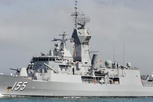 Tàu khu trục hải quân Australia HMAS Ballarat chuẩn bị ghé thăm Đà Nẵng