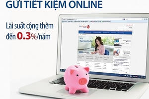 Gửi tiết kiệm Online cùng Viet Capital Bank nhận ưu đãi  lãi suất lên đến 0,3%/năm