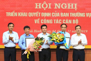 Điều động, bổ nhiệm nhân sự 6 địa phương Điều động, bổ nhiệm nhân sự 6 địa phương