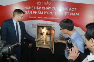 Ra mắt sản phẩm dập cháy tự động ACT không cần sự có mặt của con người