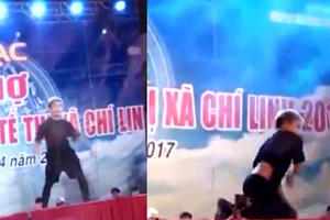 Hải Dương: Hãi hùng nhìn "Công chúa thủy tề" Tùng Sơn nhảy trên sân khấu