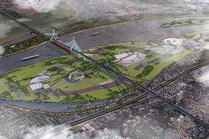 Đầu tư xây dựng cầu Tứ Liên: Điểm nhấn kiến trúc mới của Hà Nội