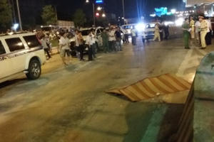 Thông tin mới vụ Thiếu tá CSGT bị xe tải đâm tử vong khi làm nhiệm vụ