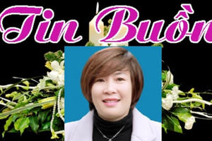 TIN BUỒN: Vợ nhà báo Quốc Cường từ trần