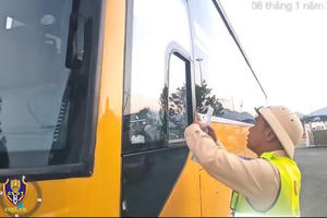 Phát hiện xe khách vi phạm nghiêm trọng trên cao tốc, xử phạt hơn 81 triệu đồng