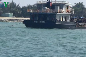 Bộ Công an làm rõ phản ánh hút cát trái phép ở Cửa Đại