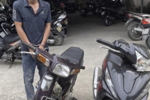 Thanh Hoá: Bắt giữ đối tượng liên tiếp gây ra hàng chục vụ trộm cắp xe máy