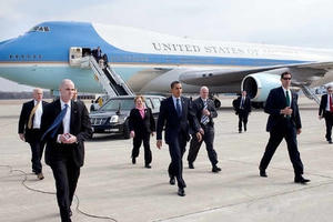 Miễn kiểm tra an ninh đối với chuyên cơ chở Tổng thống Mỹ