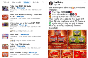 Cảnh giác thủ đoạn lừa đảo mua bán pháo hoa do Bộ Quốc phòng