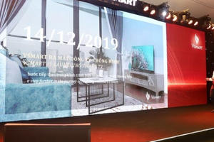 Vingroup công bố 5 mẫu tivi thông minh đầu tiên