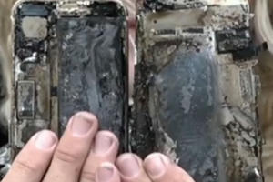 Xôn xao thông tin iPhone 7 bất ngờ phát nổ, thiêu rụi nội thất ô tô