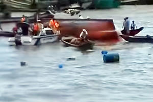 Bạc Liêu: 2 người thiệt mạng và hàng chục người nhập viện do chìm tàu tại lễ hội Nghinh Ông