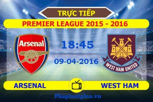 TRỰC TIẾP West Ham 3-3 Arsenal: Căng như dây đàn (KT)