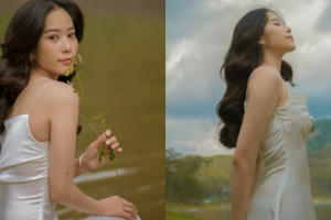 Nam Em khoe vẻ đẹp mong manh giữa thiên nhiên Đà Lạt