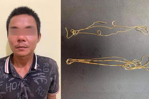 Tóm gọn tên cướp dây chuyền vàng sau 1 ngày gây án