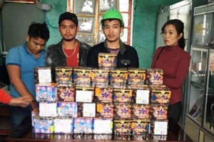 Mang 70kg pháo từ Quảng Bình ra Hà Tĩnh tiêu thụ thì bị bắt