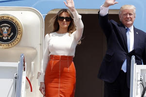 Chuyến “xuất ngoại” đầu tiên của Tổng thống Trump qua ảnh