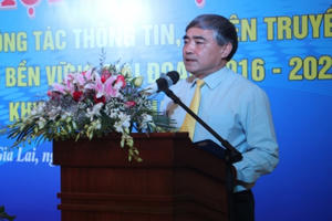 Hội nghị tập huấn công tuyên truyền giảm nghèo bền vững giai đoạn 2016 – 2020