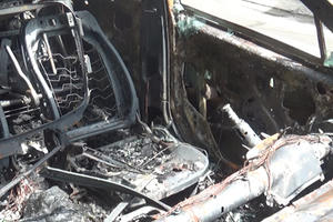 Ô tô cháy trơ khung lúc rạng sáng, chủ xe nói nhiều lần bị kẻ lạ uy hiếp
