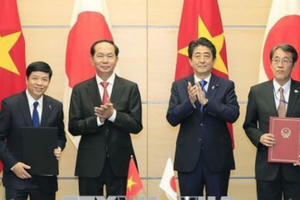 Việt Nam - Nhật Bản thống nhất tăng cường hợp tác nhiều lĩnh vực