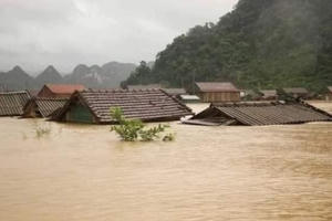 Lật thuyền khi đi chạy lũ, hai anh em ở Quảng Bình tử vong