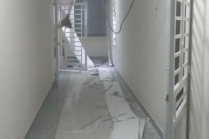 TP HCM: Sập trần nhà chung cư Tecco Green Nest, nhiều hộ dân hoảng loạn