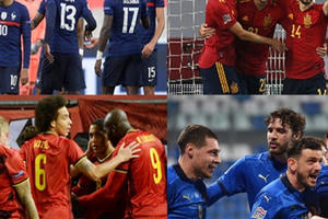 Bán kết Nations League: Tứ đại anh hào quyết giành ngôi vương