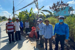 Xã Hưng Long Hưởng ứng ngày môi trường thế giới