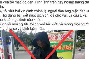 Đăng hình mặt đen gây hoang mang dư luận chỉ để...câu like