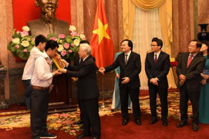 Tổng Bí thư, Chủ tịch nước gặp mặt học sinh, sinh viên tiêu biểu, xuất sắc