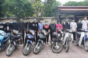 Hà Tĩnh: Triệu tập 30 “quái xế” trong nhóm Domino 38