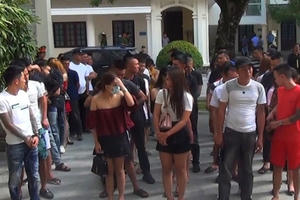 Thanh Hóa: Bắt quả tang 54 đối tượng tổ chức sinh nhật bằng ma túy